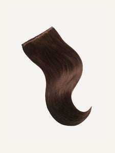 20" - 24" Klassische schokoladenbraune Clip-In Haarverlängerung (240g)