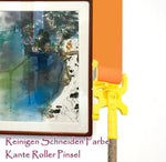 Lade das Bild in den Galerie-Viewer, Reinigen Schneiden Farbe Kante Roller Pinsel
