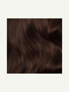 20" - 24" Klassische schokoladenbraune Clip-In Haarverlängerung (240g)