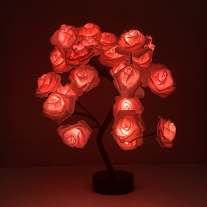 LED Rose Tischlampe