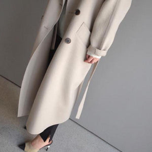 Pure Elegance Mantel aus Wollmischung
